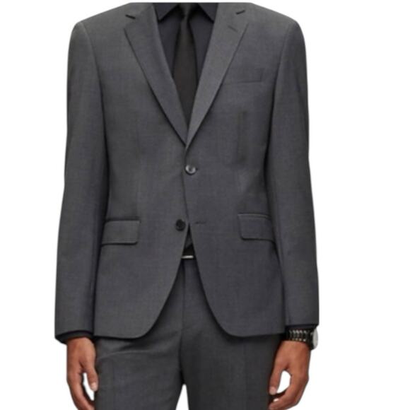 Hugo Boss Men's Jacket Navy Blue 42R The Jam75 Slim Fit Virgin Wool - Picture 6 of 16